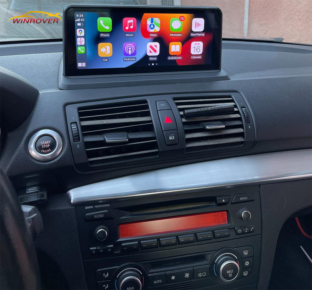 Winrover Car Gps Navigation For BMW 1 Series E81 E82 E87 E88 (2005 – 2012) Original without screen ANDROID 13 Multimedia Android System 10.25″ Aftermarket Stereo Radio Upgrade CarPlay Android Auto