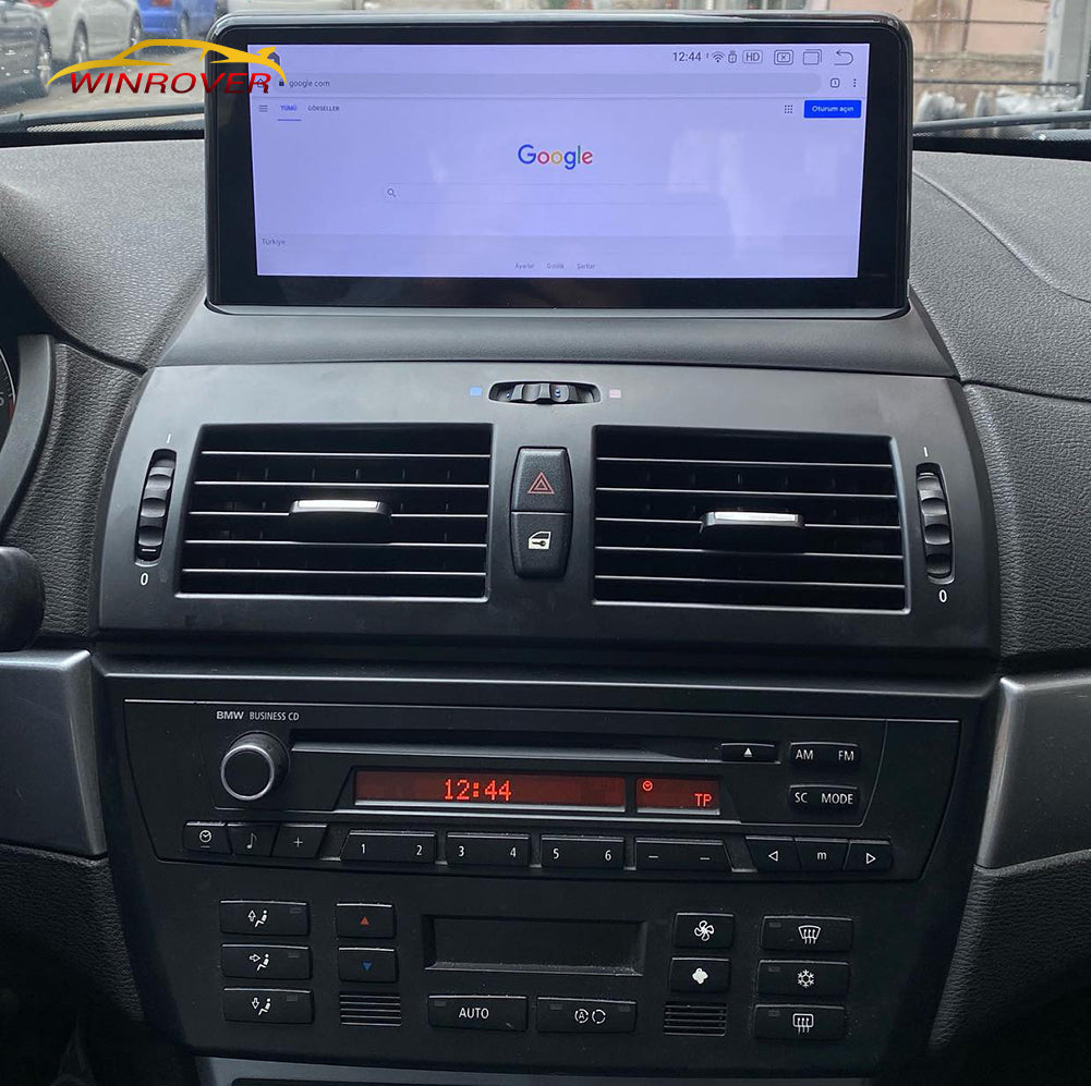 Winrover 10.25" Wireless CarPlay Android Auto For BMW X3 E83 2003-2010 Without Oirginal Car System Multimedia Head Unit Touch Screen Android13