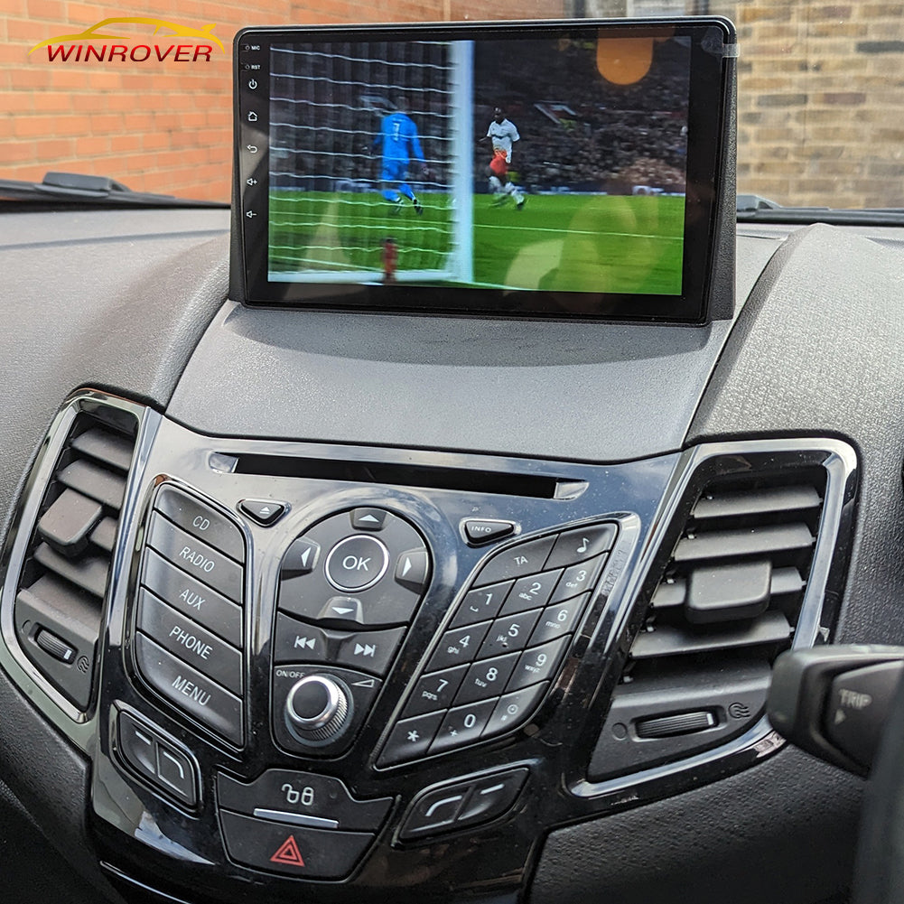 Winrover For Ford Fiesta 2009-2017 Android Car Stereo Head Unit GPS Navigation 9 Inch Touch Screen MP5 Multimedia Player Radio CarPlay Android Auto