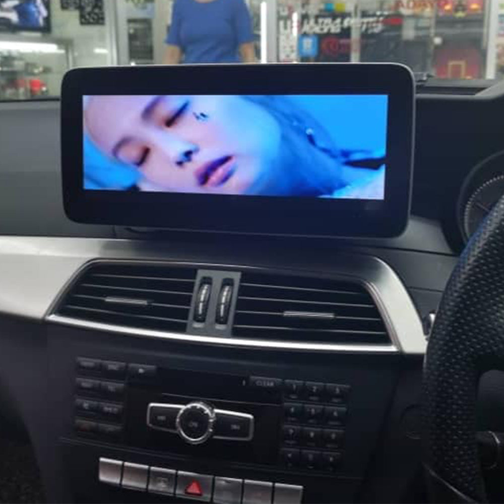 Qualcomm CARPLAY ANDROID AUTO SCREEN 10.25" MERCEDES NTG4.5 C CLASS W204