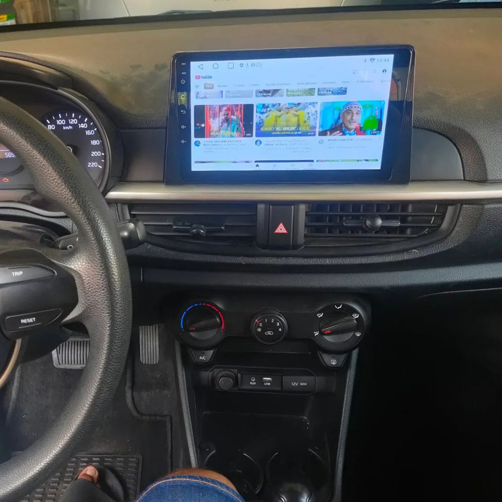 Android 16 Car Stereo Fit for Kia Picanto Morning 2017-2020 9 inch Head Unit GPS Navigation Bluetooth WiFi Carplay USB Support DAB+ Optional