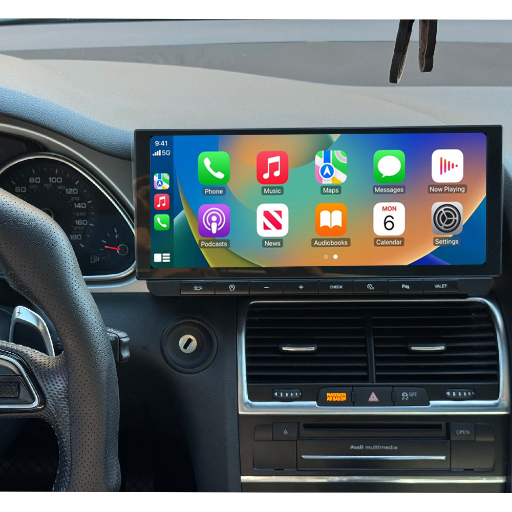 Android Auto HD Touchscreen 12.3 inch Android Carplay GPS Navigation Radio for 2005 2006 2007 2008-2015 AUDI Q7 with AUX GPS/WIFI/BT/A2DP/USB MULTIMEDIA/Bluetooth