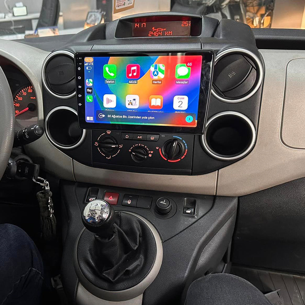 For Citroen Berlingo / Peugeot Partner 2008-2019 9-INCH INTEGRATED MULTIMEDIA SYSTEM WITH APPLE CARPLAY & ANDROID AUTO