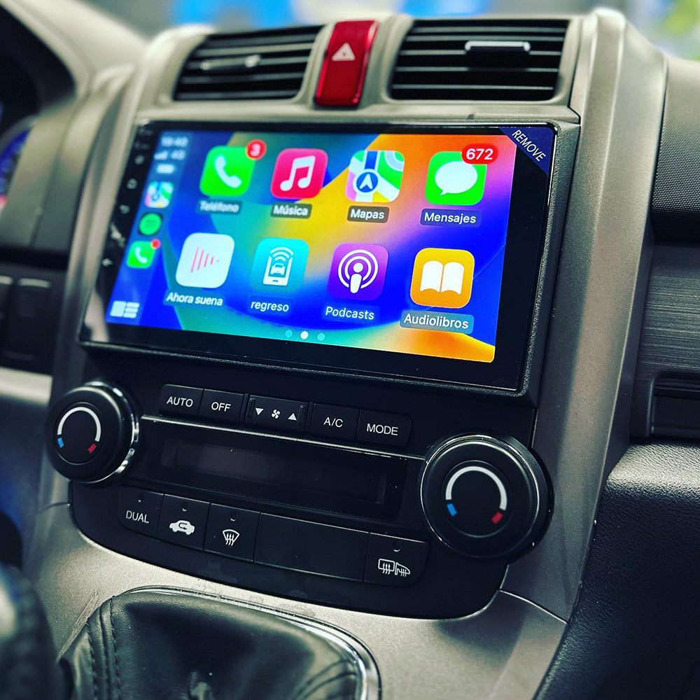 Android 16 Car Radio for Honda CRV 2006-2011 Touch Screen Stereo with Carplay Android Auto Bluetooth WiFi GPS Navigation FM Radio Multimedia Player Head Units Split Screen WiFi SWC