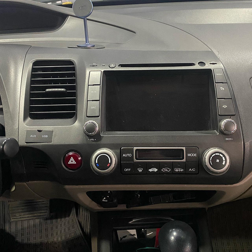 9 Inch Touch Screen Car Stereo Radio for Honda Civic Hatchback 2006-2011 with CarPlay Android Auto Bluetooth Android 15 Car Stereo FM Radio Steering Wheel Controls DSP GPS FM