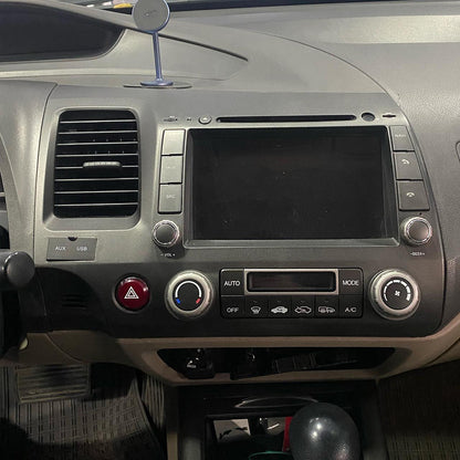 9 Inch Touch Screen Car Stereo Radio for Honda Civic Hatchback 2006-2011 with CarPlay Android Auto Bluetooth Android 15 Car Stereo FM Radio Steering Wheel Controls DSP GPS FM