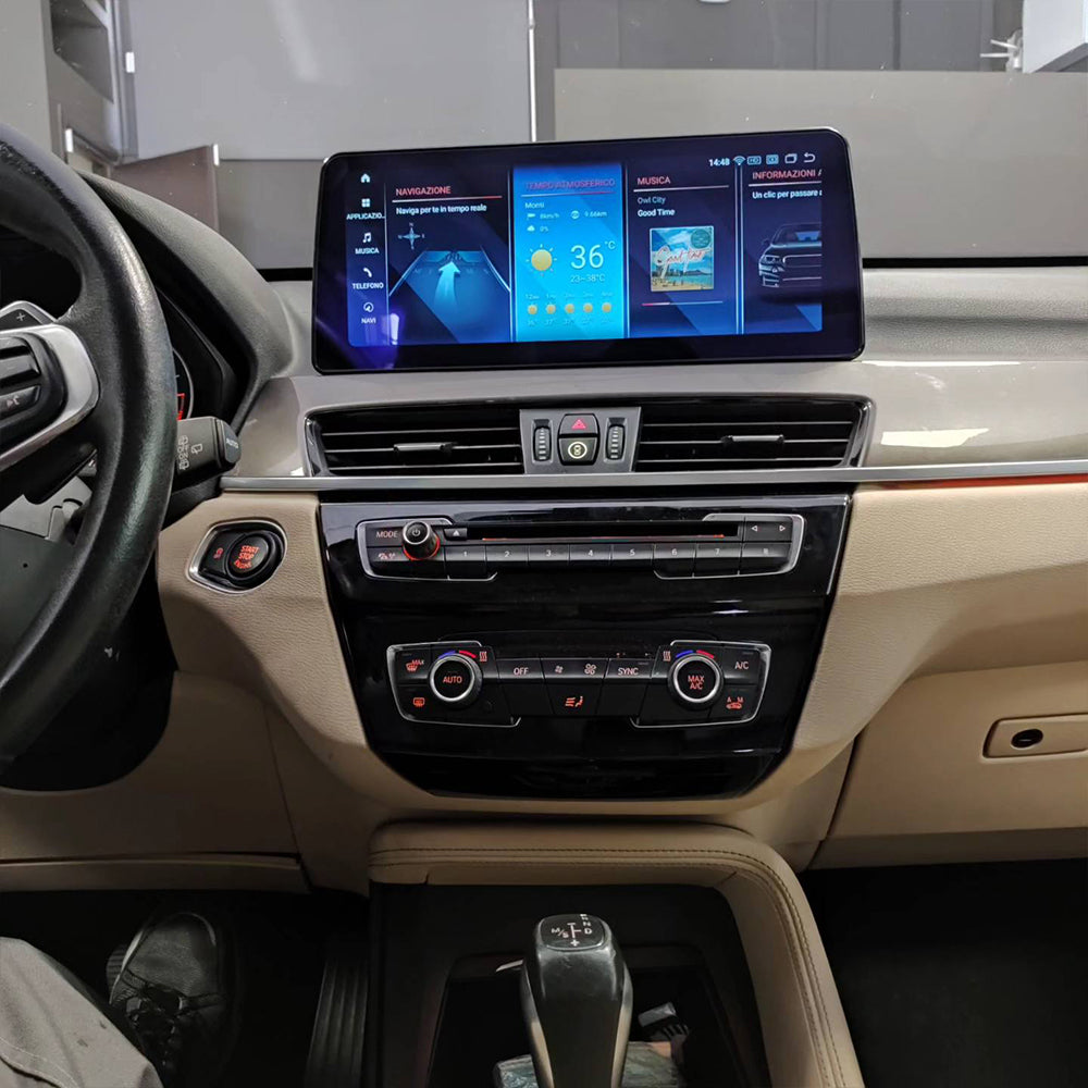 Android Navigation Unit For BMW X1 F48 NBT 2016-2017 Android 16 12.3" Touch Screen With Built In Apple CarPlay Android Auto Upgrade Stereo AutoRadio Head Unit