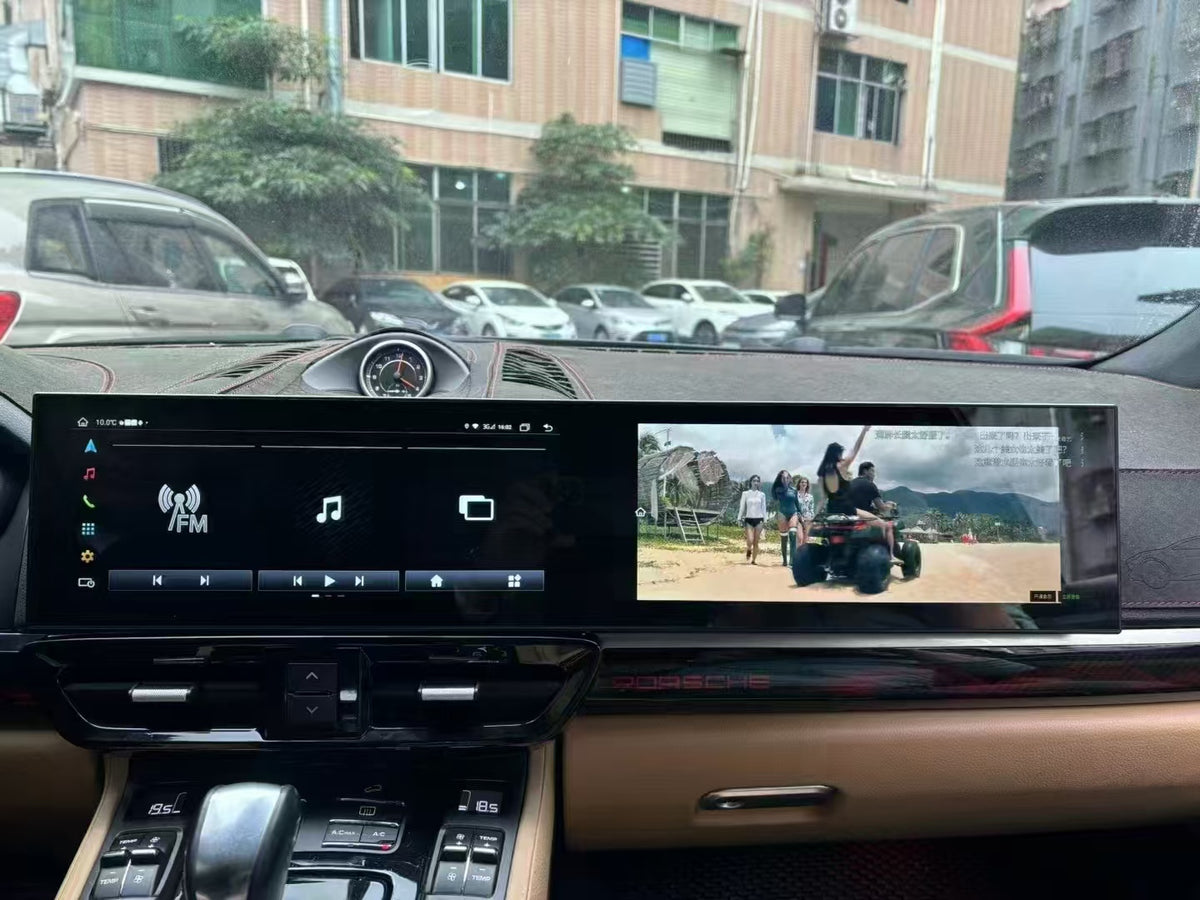 12.3+12.3 dual screen For Porsche Cayenne 958 pcm3.1 pcm 4.0 Android Carplay Radio Stereo Head Unit Upgrade Multimedia Navigation Display Autoradio