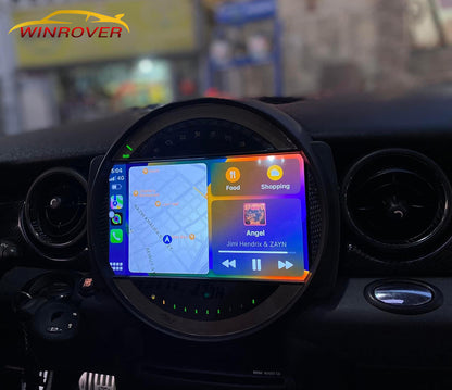 Winrover Android13 Autoradio GPS For Mini Cooper R55 R56 R57 R58 R60 R61 2007-2014 Car Radio Stereo Wireless Carplay Multimedia Player Head Unit Navigation Upgrade