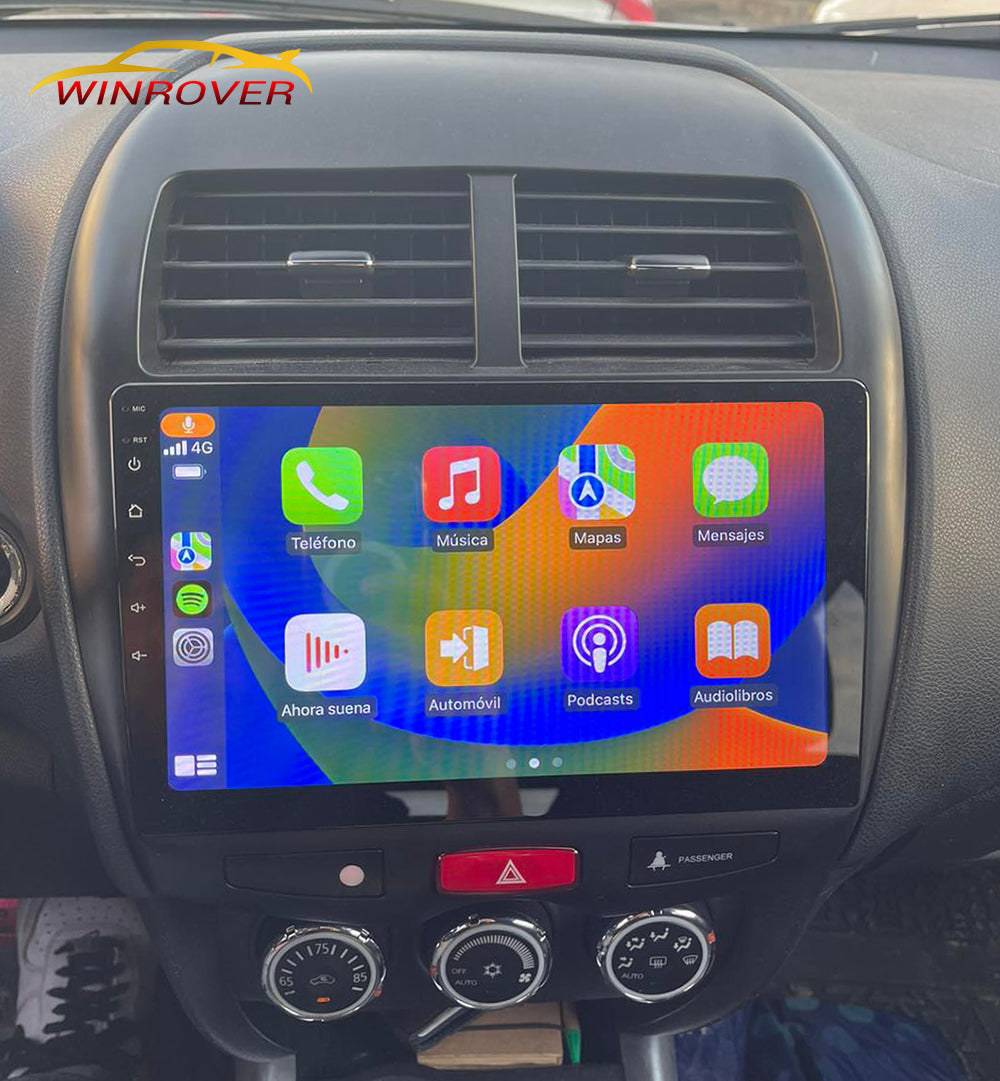 Winrover Car Multimedia Android For Mitsubishi ASX 2009-2017 Apple CarPlay and Android Auto Plug and Plug Head Unit Upgrade Kit