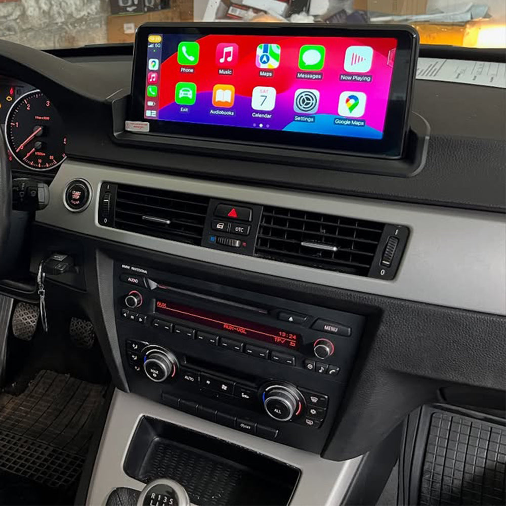 Android Navigation Unit For BMW 3 Series E90 E91 E92 E93 Orginal Without Sreen Stereo Upgrade with Apple CarPlay Android Auto 10.25inch Touch Screen Head Unit AUtoradio