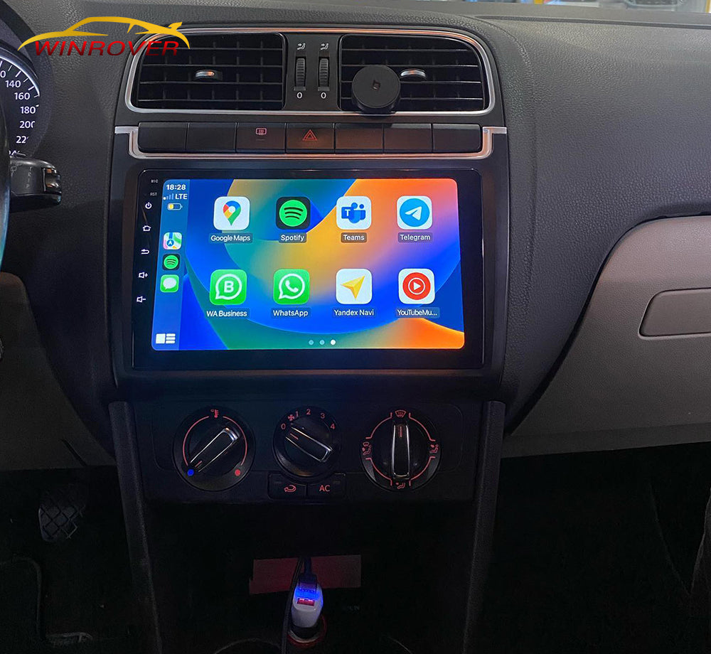 Winrover Radio navigation VW Volkswagen POLO 5 2008-2020 Android Auto Carplay Car Multimedia Player