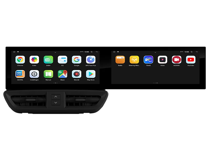 12.3+12.3 dual screen For Porsche Cayenne 958 pcm3.1 pcm 4.0 Android Carplay Radio Stereo Head Unit Upgrade Multimedia Navigation Display Autoradio