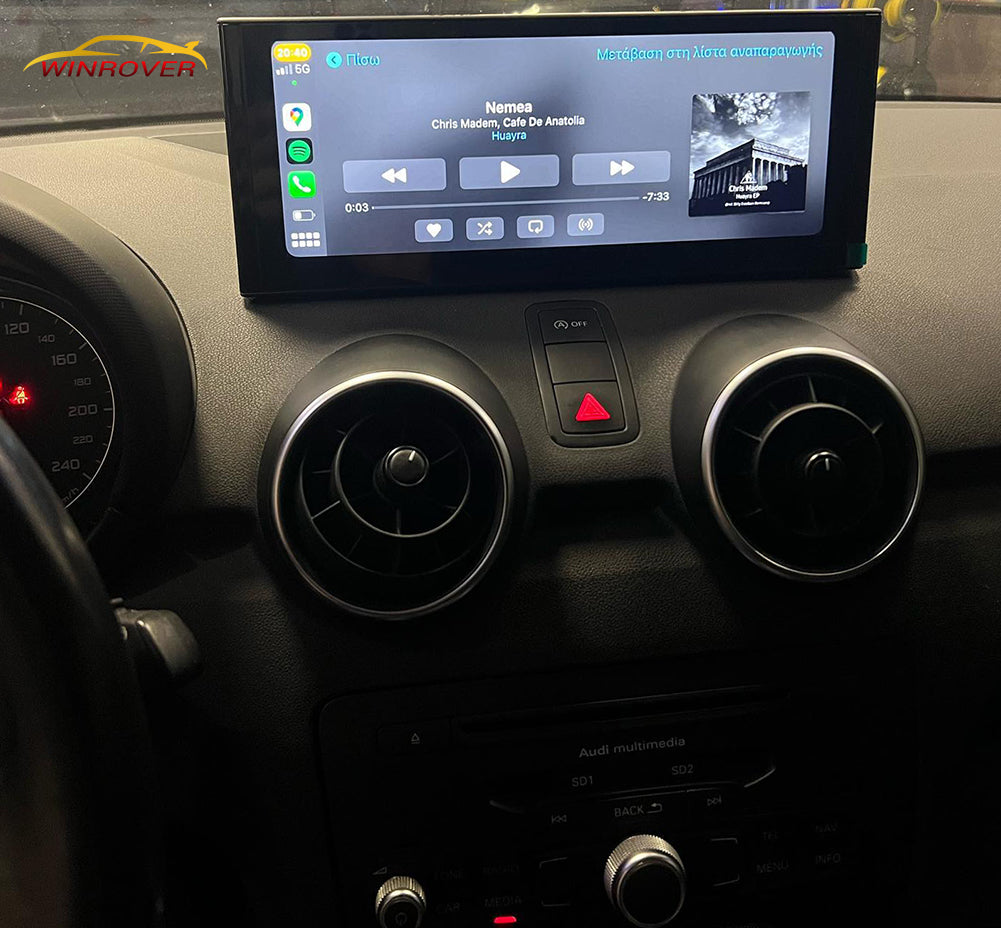 Winrover Car Multimedia Player For Audi A1 Car Tablet Gps Radio Stereo Android Sytstem Navigatore Wireless CarPlay Android Auto