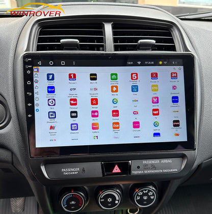 Winrover Car Multimedia Android For Mitsubishi ASX 2009-2017 Apple CarPlay and Android Auto Plug and Plug Head Unit Upgrade Kit