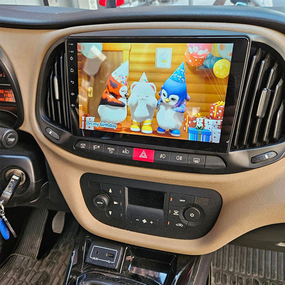Android 16 Car Stereo Radio With Apple Carplay For Fiat Doblo 2015-2019 Plug And Play Backup Camera Automatic Bluetooth USB SWC