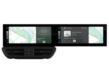 12.3+12.3 dual screen For Porsche Cayenne 958 pcm3.1 pcm 4.0 Android Carplay Radio Stereo Head Unit Upgrade Multimedia Navigation Display Autoradio
