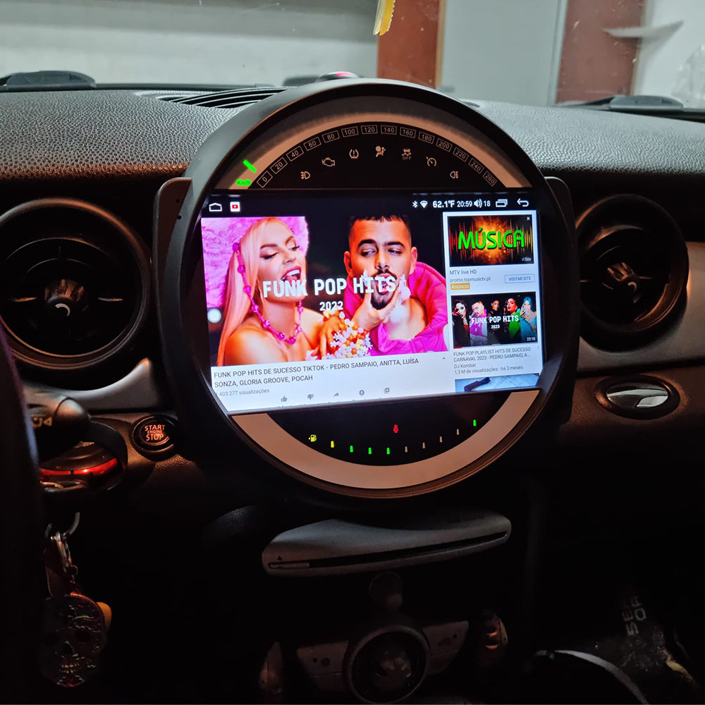 Android 16 Autoradio GPS For Mini Cooper R55 R56 R57 R58 R60 R61 2007-2014 Car Radio Stereo Wireless Carplay Multimedia Player Head Unit Navigation Upgrade