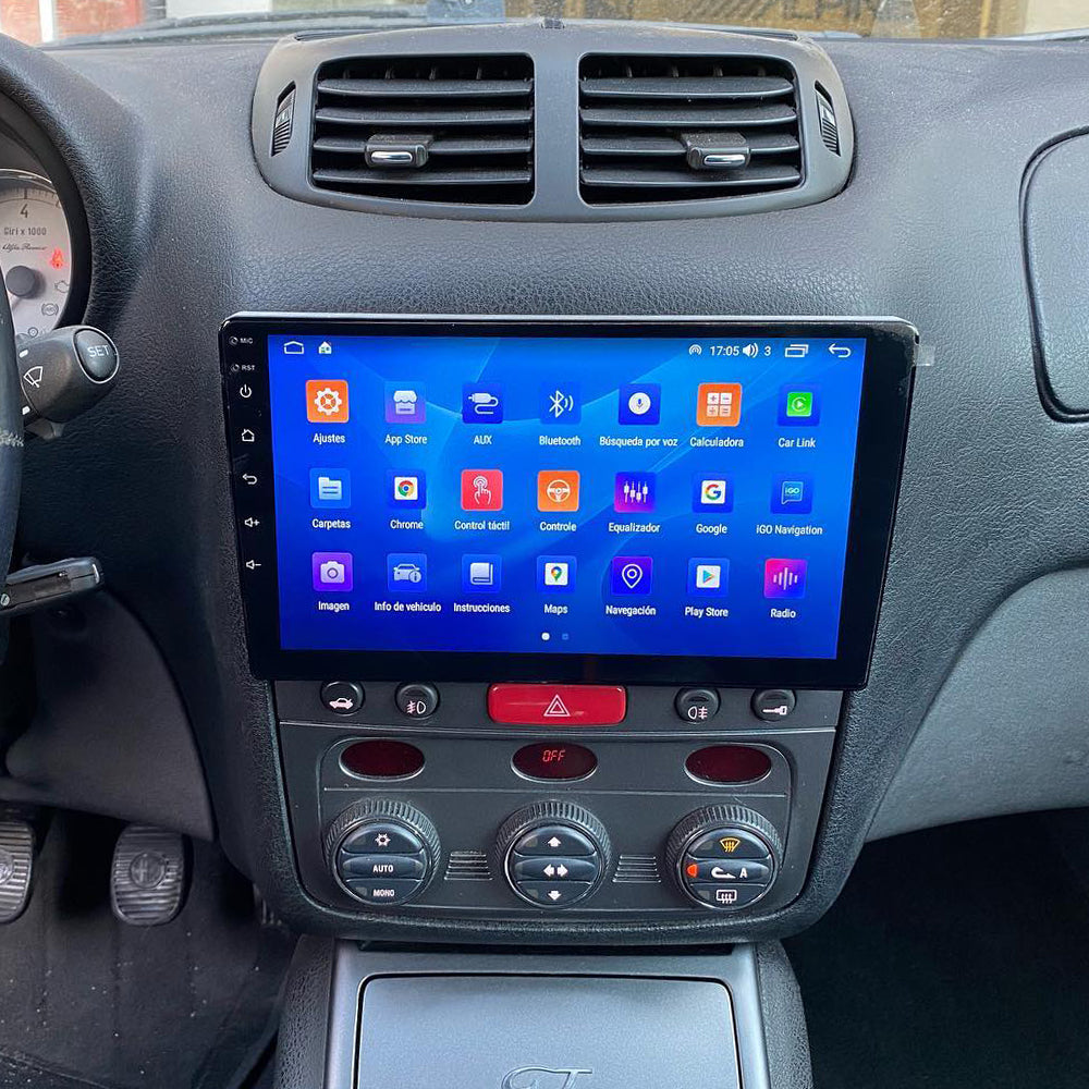 Car Radio GPS head unit For Alfa Romeo 147 GT Android 16 Navigation Car Stereo upgrade car stereo carplay 6.2inch Android Screen Car DVD Gps Multimedia Bluetooth