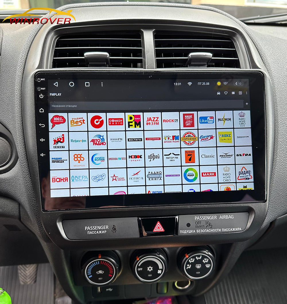 Winrover Car Multimedia Android For Mitsubishi ASX 2009-2017 Apple CarPlay and Android Auto Plug and Plug Head Unit Upgrade Kit