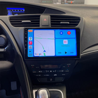 Android 16 Car Stereo Radio for Honda Civic 2012 2013 2014 2015 9 Inch Touch Screen Car Radio with Bluetooth GPS Navigation WiFi FM Radio SWC CarPlay Android Auto Head Unit