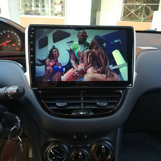Android 16.0 for Peugeot 208 Radio 2013-2018 with Carplay Android Auto 2 Din 10.1 inch Touch Screen Built in Bluetooth DSP EQ GPS Navigation WiFi Car Stereo Head Unit
