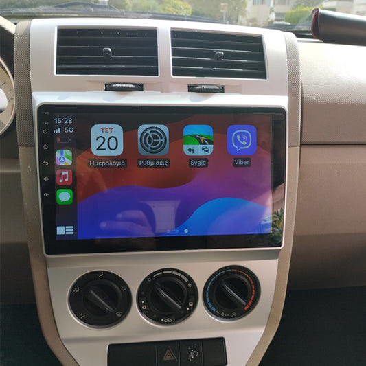 For Dodge Caliber 2007-2014 Android 15 Car Navigation Stereo Multimedia Player GPS Radio 9 Inch Carplay FM AM RDS Split Screen Steering Wheel Control Rear Camera