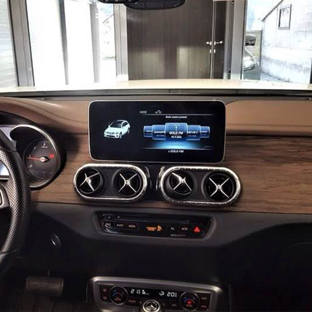 Qualcomm Snapdragon 10.25" Wireless Apple CarPlay Android Auto Car Multimedia Screen for Mercedes Benz C W205 V W447 GLC X253 X W470 NTG5.0/5.1 Head Unit