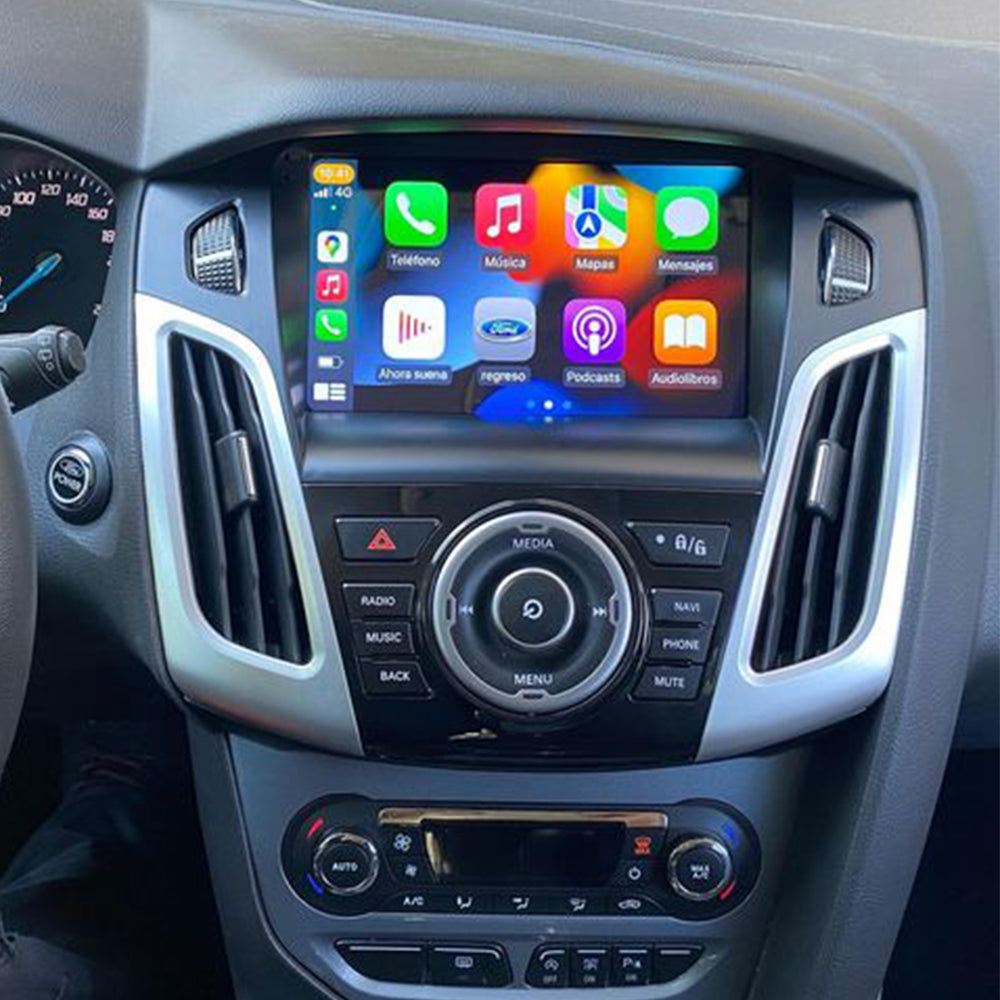 Android Auto Radio Carplay Ford Focus 3 MK3 2011-2019 9-Inch Touch Screen Car Stereo Bluetooth 5.0 GPS Navi for Car Multimedia Player