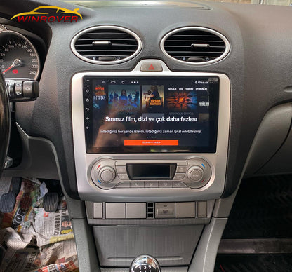 Winrover Radio Android Screen Ford FOCUS II MK2 MONDEO Car Stereo Multimedia Player Navigation Upgrade Wireless CarPlay Android Auto