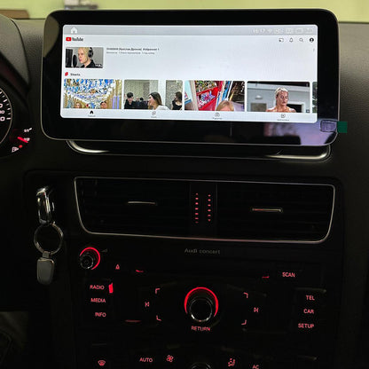 Autoradio GPS For Audi Q5 SQ5 2008-2017 Symphony Concert 10.25 inch TOUCHSCREEN Android GPS Navigation CarPlay + BUILT-IN WIRELESS CARPLAY & ANDROID AUTO