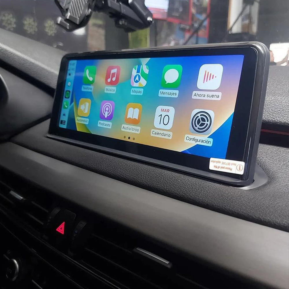 For BMW X5 / X6 F15 / F16 (2014 – 2019) OEM-FIT 10.25″ HD Touch-Screen Android Navigation System GPS BT Wifi CarPlay Android Auto