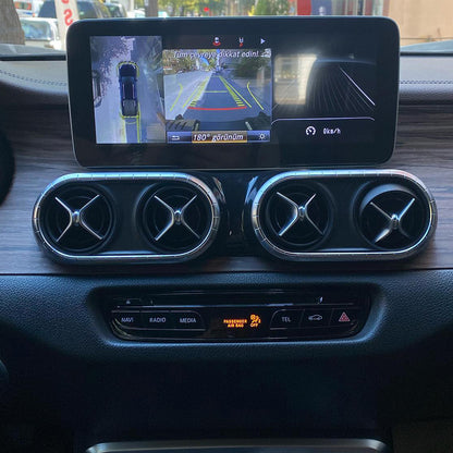 Qualcomm Snapdragon 10.25" Wireless Apple CarPlay Android Auto Car Multimedia Screen for Mercedes Benz C W205 V W447 GLC X253 X W470 NTG5.0/5.1 Head Unit