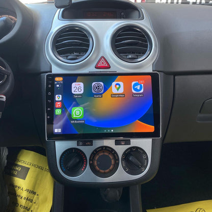 Android 16 for 2006-2011 OPEL Corsa HD Touch Screen Radio Head Unit with GPS Navigation Audio system Bluetooth Music USB WIFI Wireless CarPlay Android AUTO