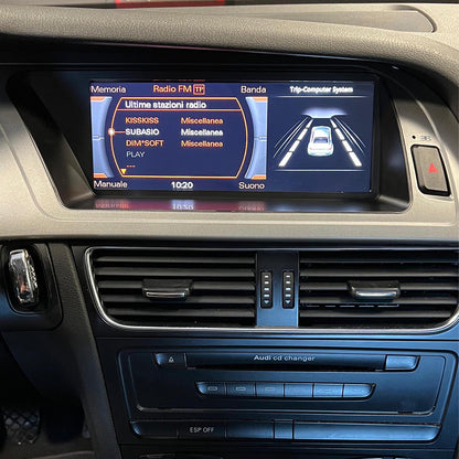 Android 16 CarPlay 8.8inch Touch Screen For Audi A4 B8 MMI 2G High 2008-2010 For Audi CD changer LVDS 22PIN Car Stereo Player Multimedia