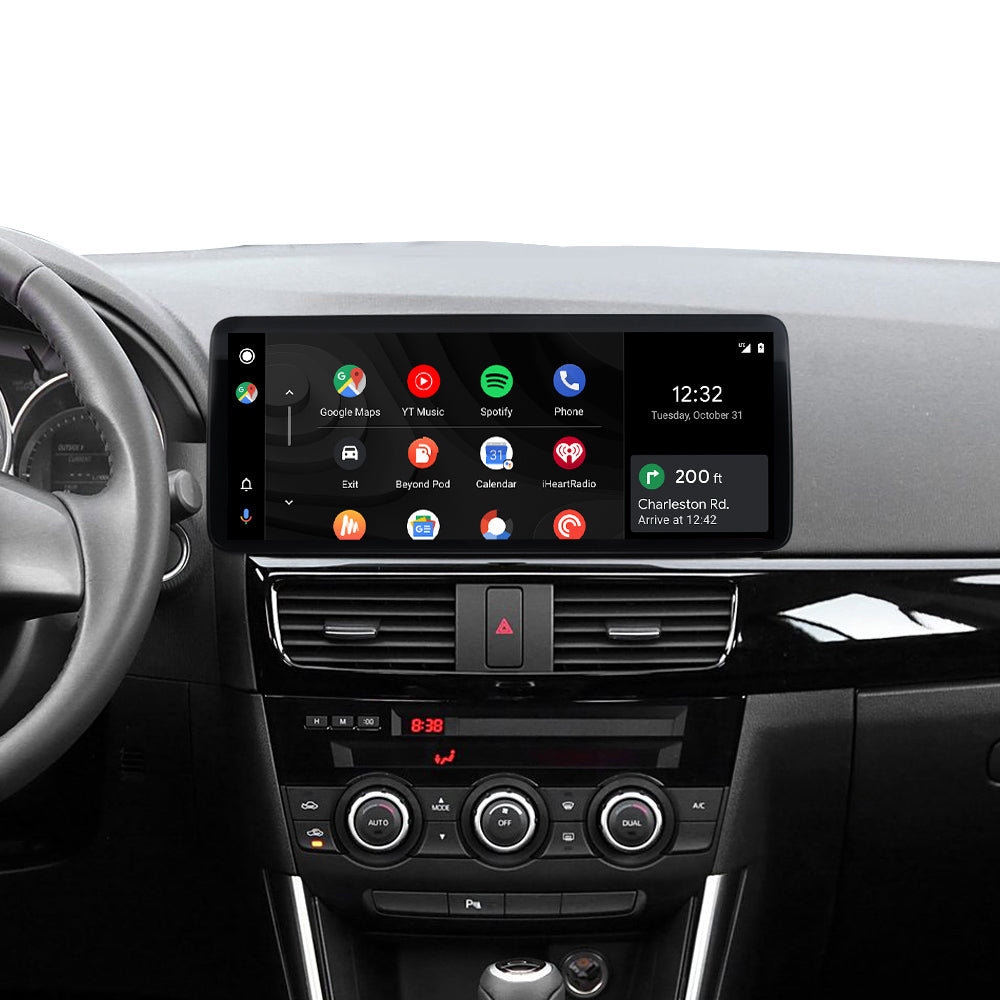 12.3 inch Touch Screen Apple Carplay in Mazda Cx-5 2013 2014 2015 Android Radio Head Unit Stereo Upgrade Android Auto