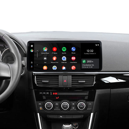 12.3 inch Touch Screen Apple Carplay in Mazda Cx-5 2013 2014 2015 Android Radio Head Unit Stereo Upgrade Android Auto