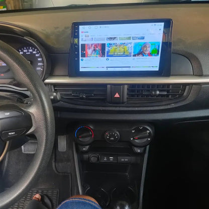 Android 16 Car Stereo Fit for Kia Picanto Morning 2017-2020 9 inch Head Unit GPS Navigation Bluetooth WiFi Carplay USB Support DAB+ Optional