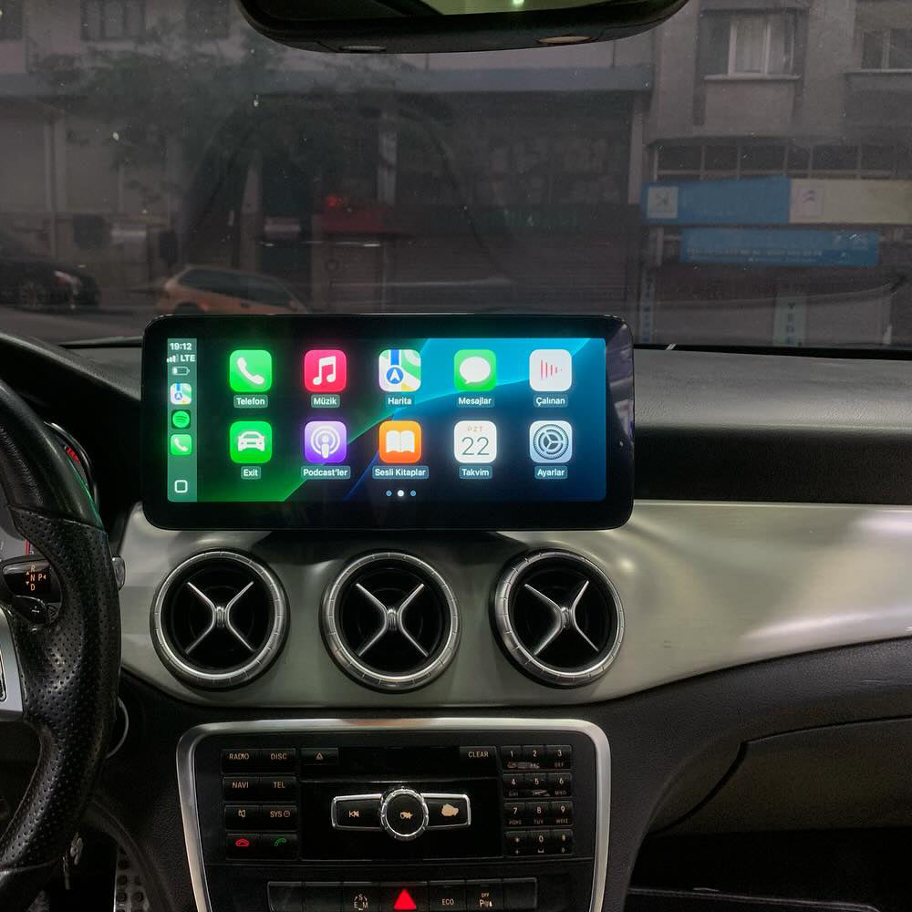 12.3 inch Wireless CarPlay Android Auto Multimedia Screen for Mercedes-Benz A W176 CLA C117 X177 G W463 GLA X156 NTG4.5 CarPlay