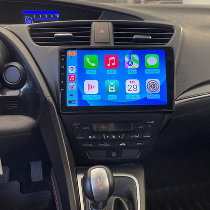 Android 16 Car Stereo Radio for Honda Civic 2012 2013 2014 2015 9 Inch Touch Screen Car Radio with Bluetooth GPS Navigation WiFi FM Radio SWC CarPlay Android Auto Head Unit