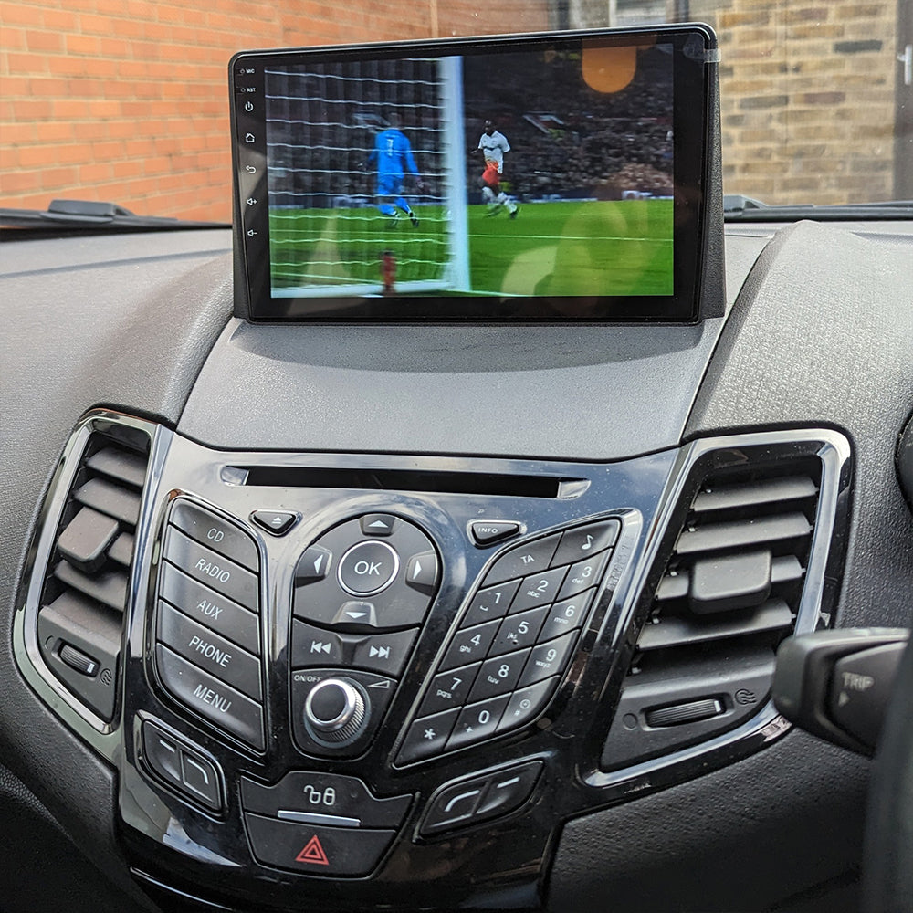 For Ford Fiesta 2009-2017 Android Car Stereo Head Unit  GPS Navigation 9 Inch Touch Screen MP5 Multimedia Player Radio CarPlay Android Auto