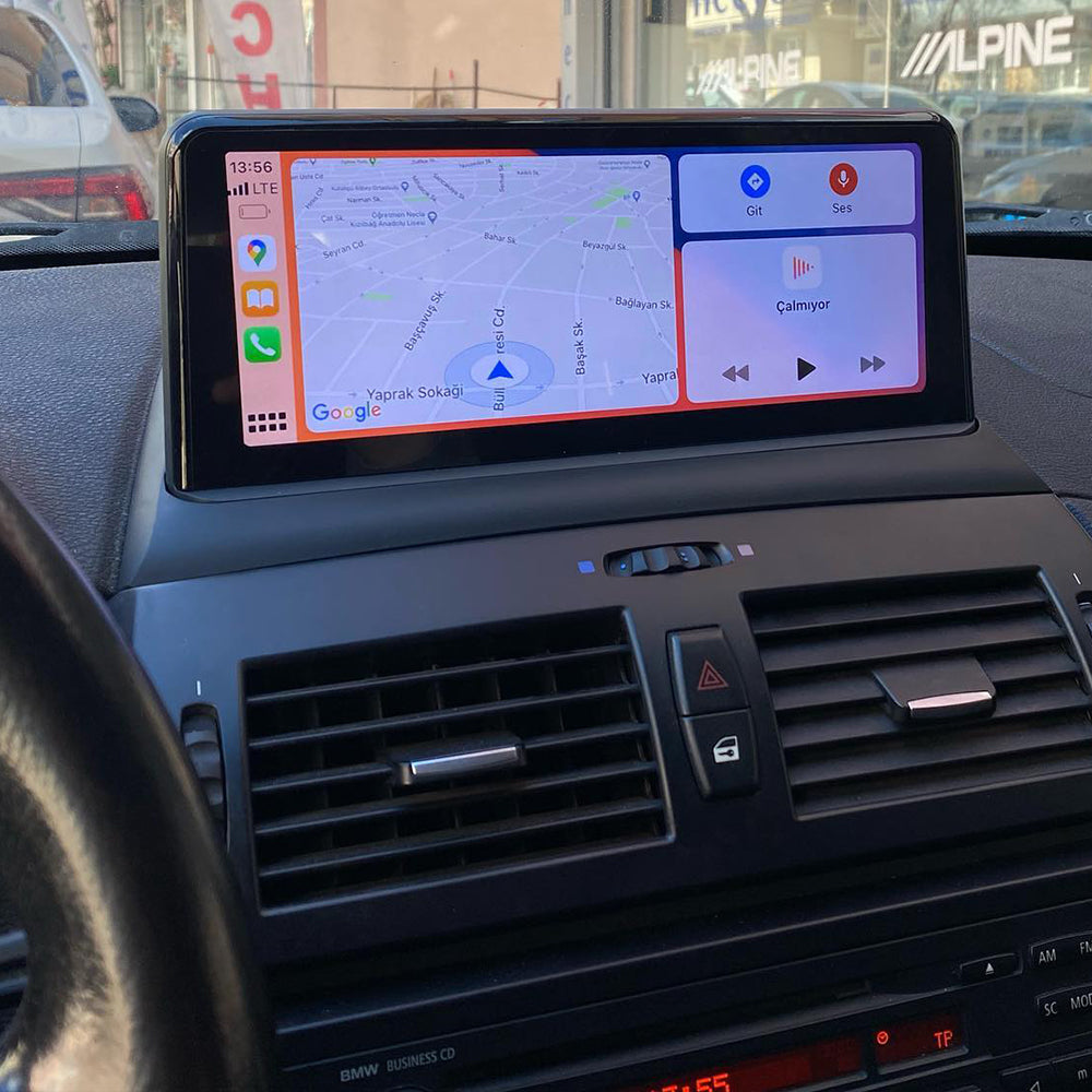 10.25" Wireless CarPlay Android Auto For BMW X3 E83 2003-2010 Without Oirginal Car System Multimedia Head Unit Touch Screen Android 15