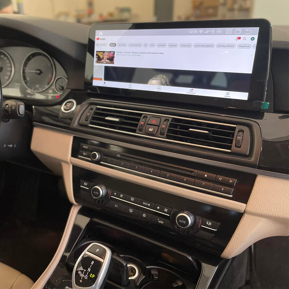 12.3inch Android Touchscreen Android 16 For BMW 5 Series 520i F10 F11 (2010-2014) CIC NBT Multimedia Radio GPS Navi Audio Carplay