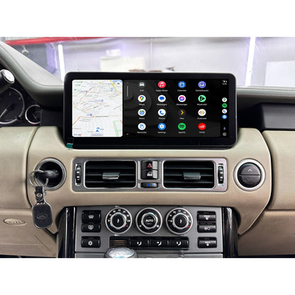 12.3" Android 16 Carplay For Land Range Rover V8 L322 L320 2005-2012 Car Radio Qled Screen Multimedia Video Player GPS Navigation