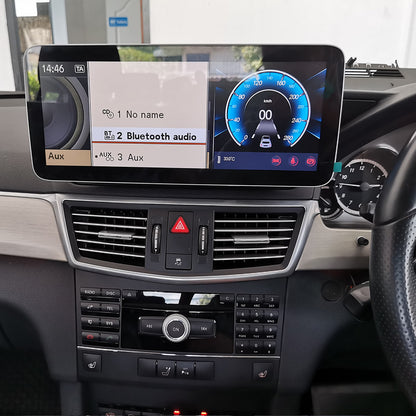 Snapdragon Android 16 Car Stereo 12.3" Car Touch Screen for Mercedes Benz E Class S212 W212 2009-2012 NTG4.0 Multimedia Navigation Upgrade Wireless CarPlay Android Auto