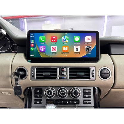 12.3" Android 16 Carplay For Land Range Rover V8 L322 L320 2005-2012 Car Radio Qled Screen Multimedia Video Player GPS Navigation