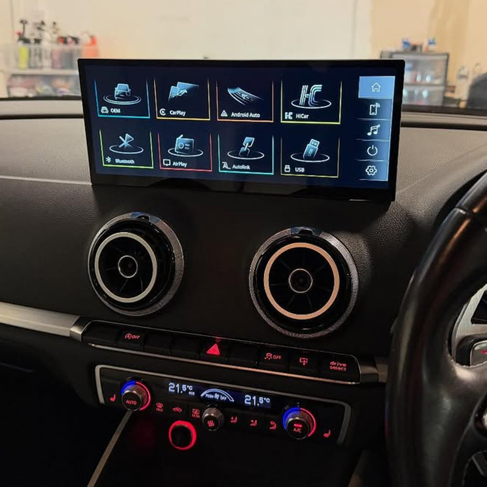 12.3 Inch Touch Display For Audi A3 S3 2014-2019 Multimedia Player Andriod Auto Link GPS Carplay Screen Car Play