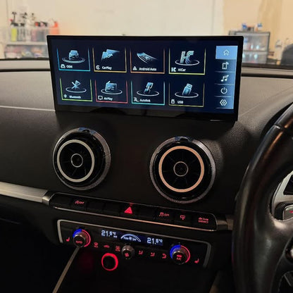 12.3 Inch Touch Display For Audi A3 S3 2014-2019 Multimedia Player Andriod Auto Link GPS Carplay Screen Car Play
