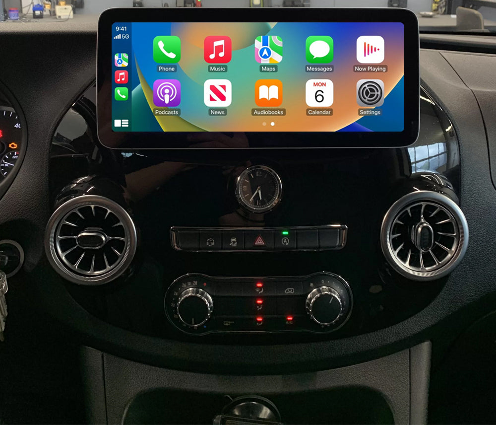 Android 16 Carplay Auto For Mercedes Benz Vito 3 W447 2014 2015 2016 2017 2018 2019 2020 Car Radio Multimedia Player Stereo Head Unit 12.3" Touch Screen GPS Navigation DSP IPS