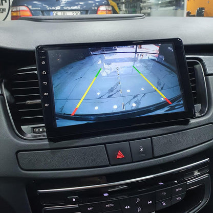 Android 16 Autoradio Car Navigation Stereo for Peugeot 508 2011-2018 MP5 Multimedia Player 9 Inch Carplay Android Auto Bluetooth 4G WiFi Steering Wheel Control FM AM RDS DSP Rear Camera